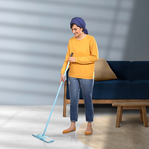 یک راهکار ساده برای تمیز کردن کف منزل!